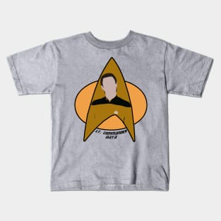 Lt. Commander Data Kids T-Shirt